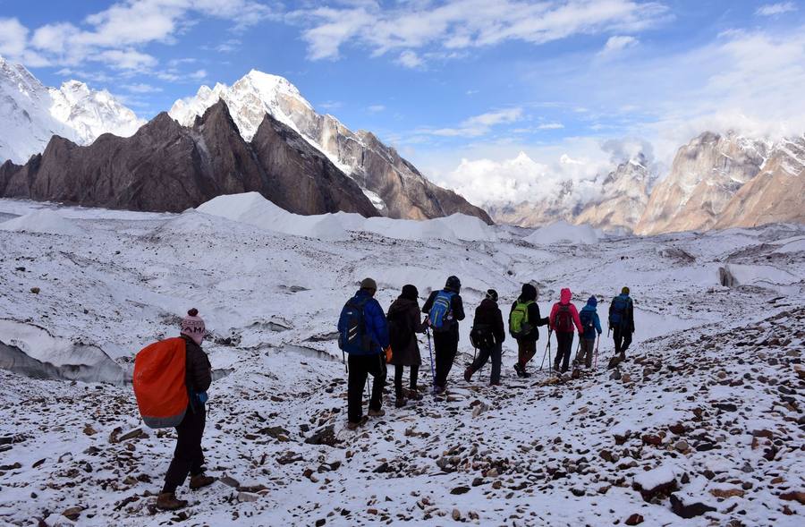On the Baltoro Glacier