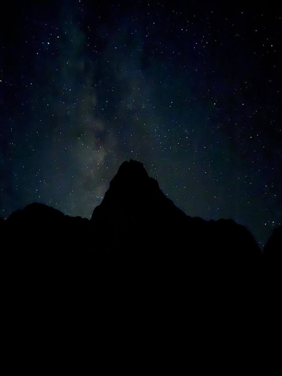 Night sky over Nangma